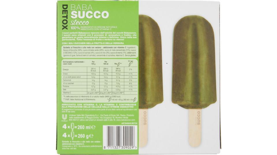 Baba, Detox succo stecco