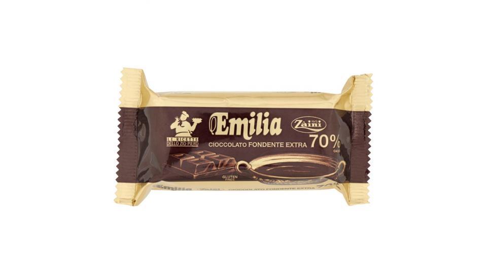 Zàini, Emilia cioccolato fondente extra 70% 