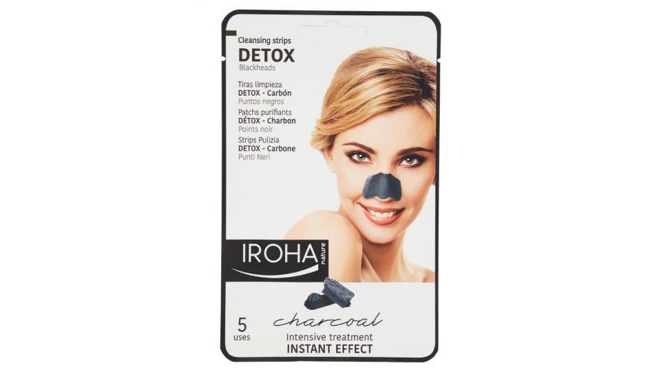 Iroha, strips pulizia Detox-Carbone punti neri
