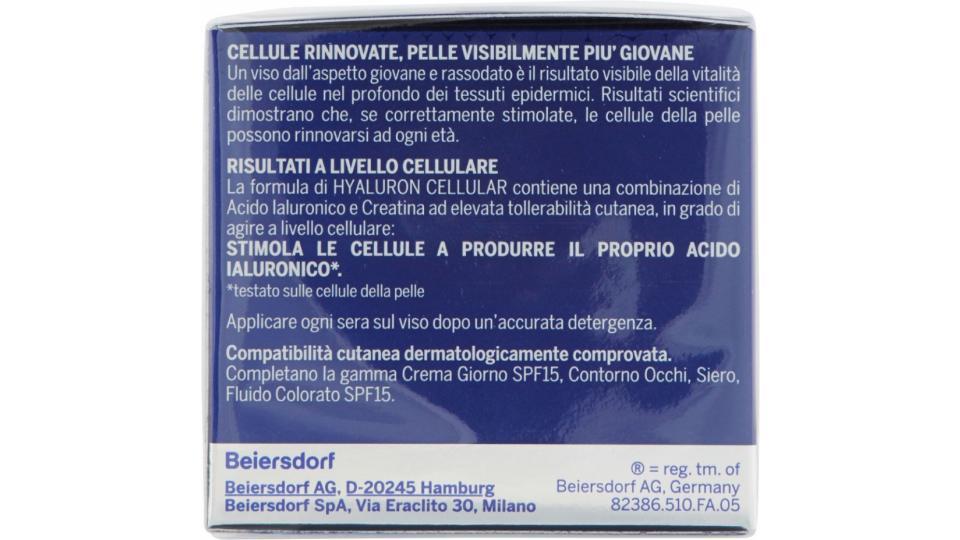 Nivea, Hyaluron Cellular Filler crema notte anti-rughe