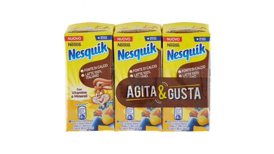 Nesquik, Agita e Gusta bevanda a base di latte e cacao