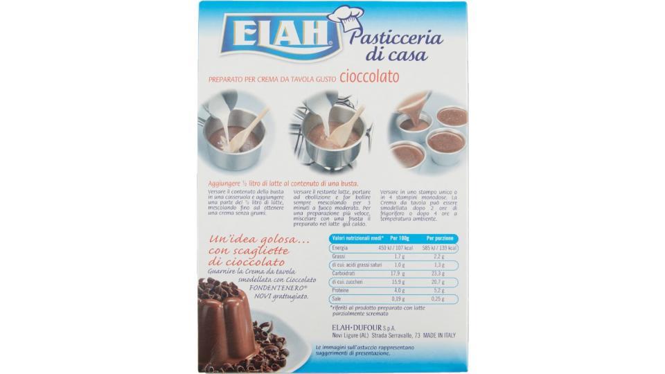 Elah - Preparato per Crema da Tavola, Gusto Cioccolato