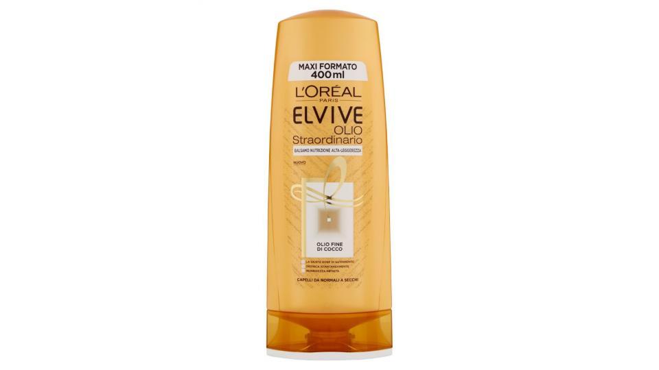 L'Oréal Paris, Elvive Olio Straordinario olio di cocco capelli secchi balsamo