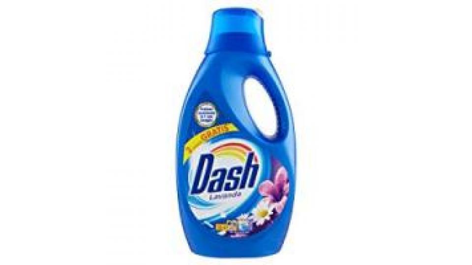 Dash Detersivo Liquido Lavatrice Lavanda 18 Lavaggi + 2 Gratis =