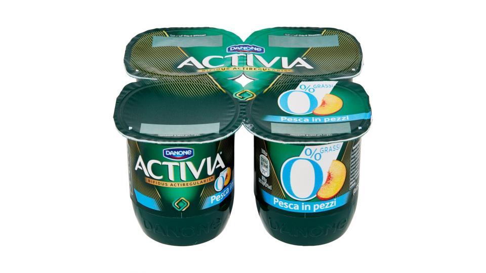 Activia 0% Grassi Pesca in pezzi