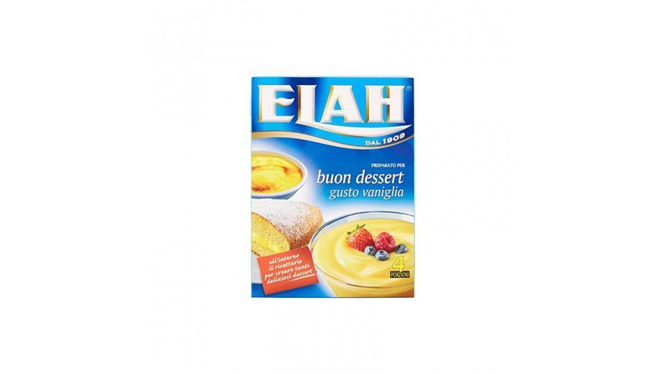 Elah Preparato per buon dessert gusto vaniglia