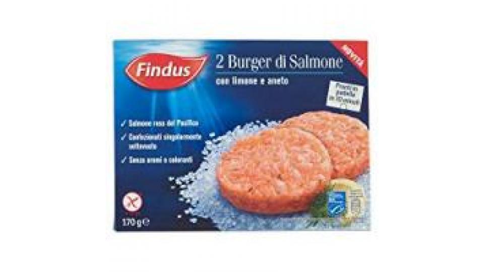 Findus 2 Burger di Salmone con limone e aneto