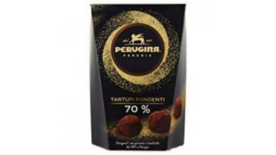 Perugina Tartufi Fondente 70% Cioccolatini Fondenti Ricoperti con Cacao 70% Scatola