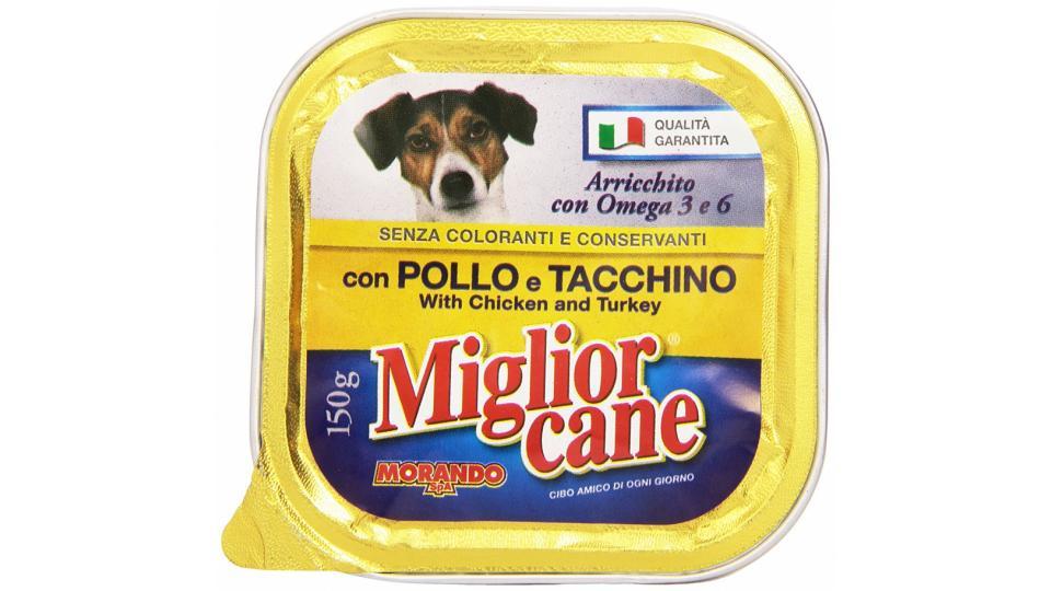 Migliorcane vaschetta pollo e coniglio