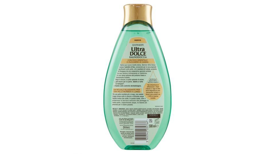 Garnier Ultra Dolce Bagnodoccia Fico e Zucchero di Canna Bagnoschiuma Purificante