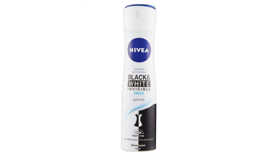 Nivea Invisible for black & white fresh deodorante