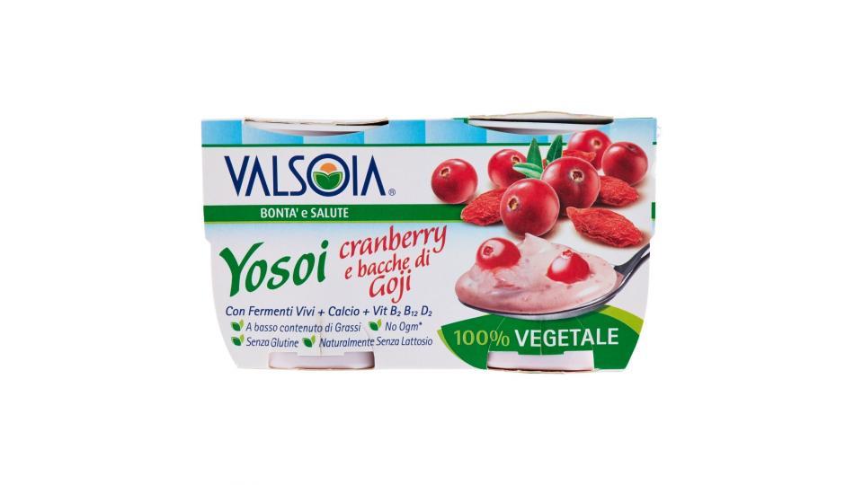 Valsoia Bontà e Salute Yosoi cranberry e bacche di Goji