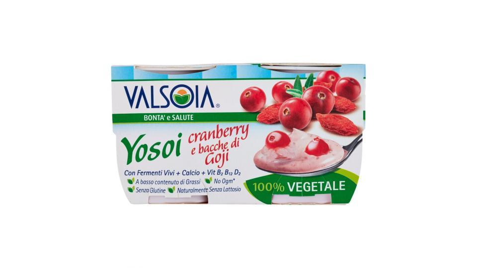 Valsoia Bontà e Salute Yosoi cranberry e bacche di Goji