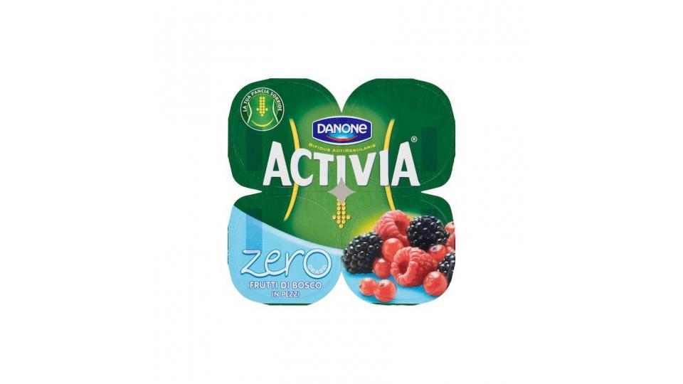 Activia 0% Grassi Frutti di bosco in pezzi 4 x