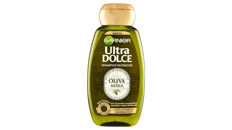 Garnier Ultra Dolce Oliva Mitica Shampoo Nutriente per Capelli Inariditi Sensibilizzati
