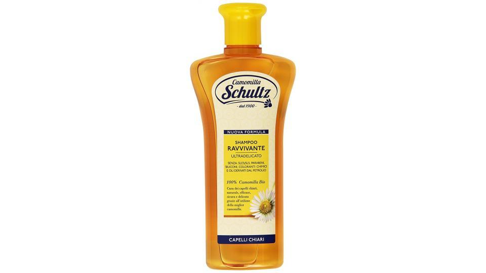 Schultz - Shampoo Ravvivante, Ultra delicato, 100% Camomilla Bio
