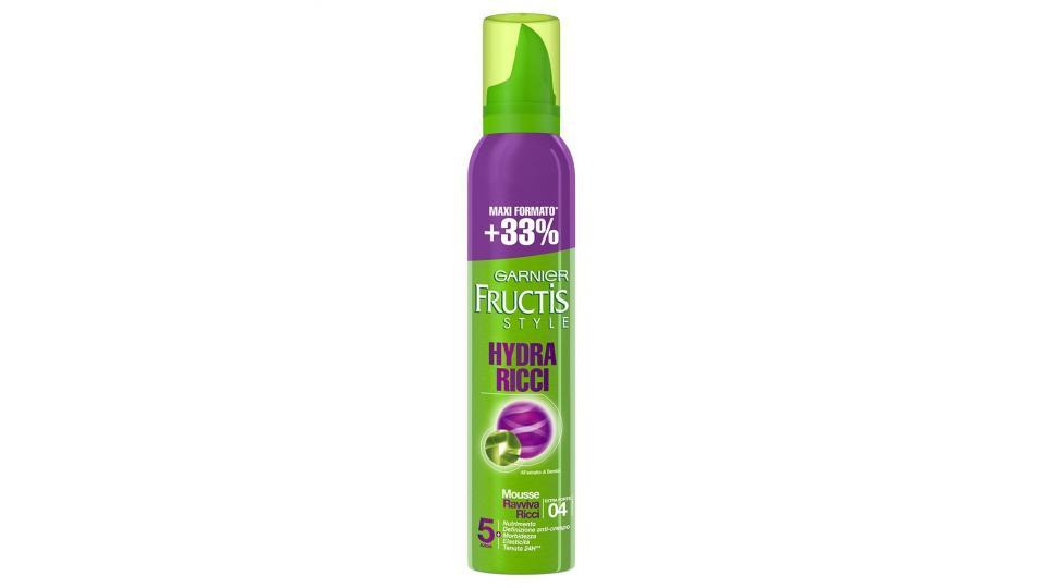 Garnier Fructis Hydra Ricci Mousse Ravviva Ricci Fissaggio Extra Forte