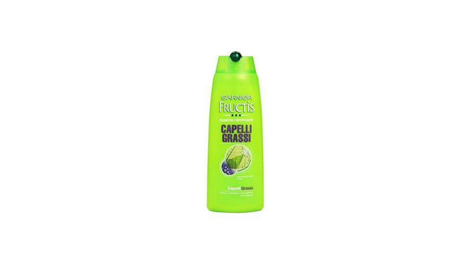 Garnier Fructis - Shampoo Fortificante Capelli Grassi - Purifica E Riequilibra Il Cuoio Capelluto