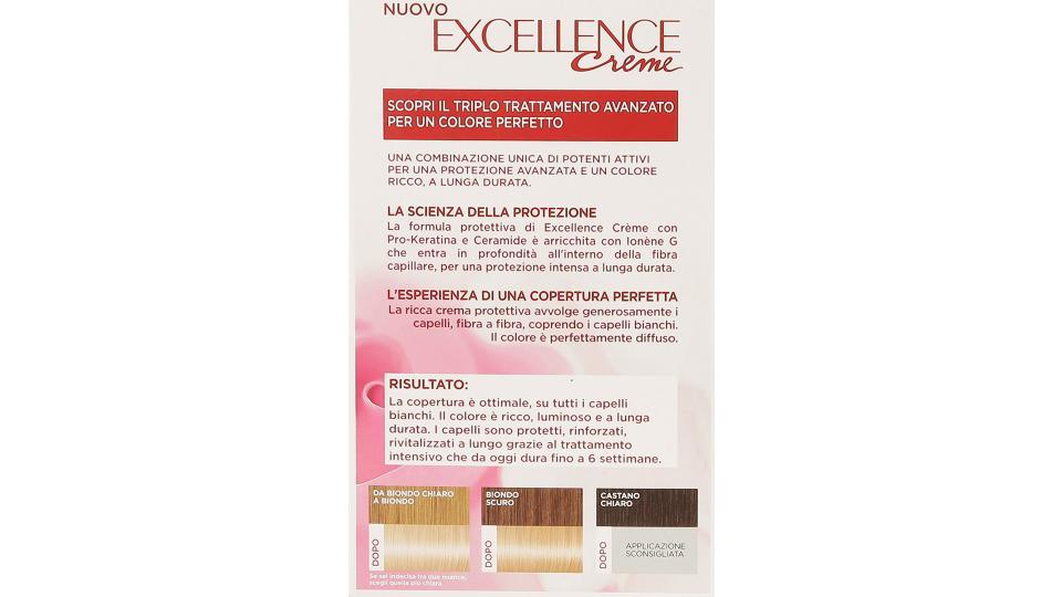 L'Oréal Paris Excellence Crema Colorante Triplo Trattamento Avanzato, 01 Biondo Ultra Chiaro Naturale