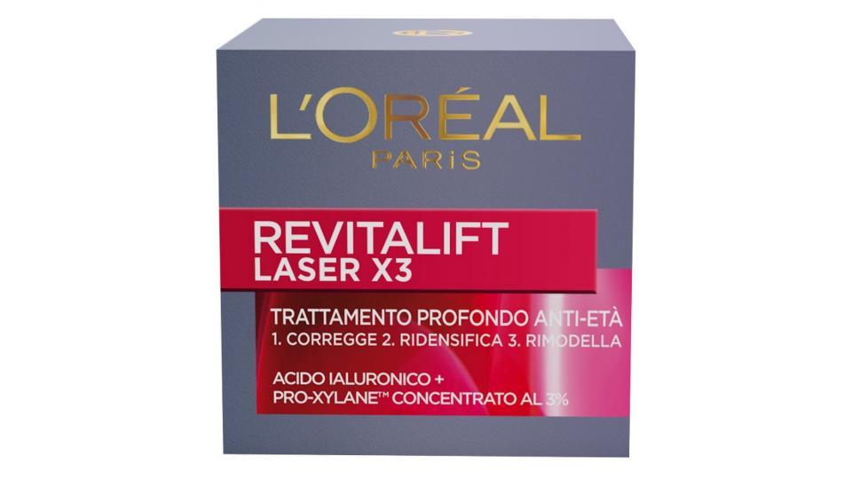 L'Oréal Paris Revitalift Laser X3 Crema Viso Profondo Anti-Età Giorno