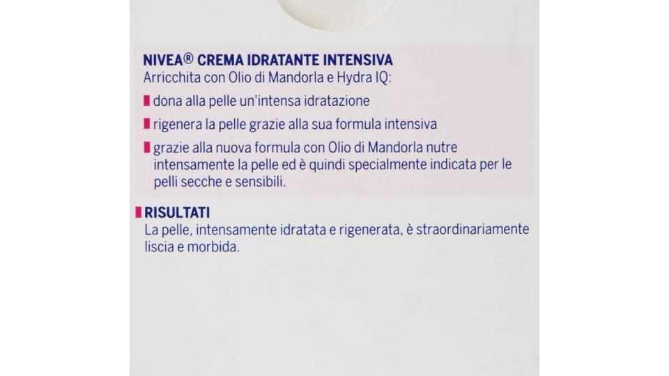 Nivea - Crema Idratante Intensiva, Pelle Secche E Sensibili