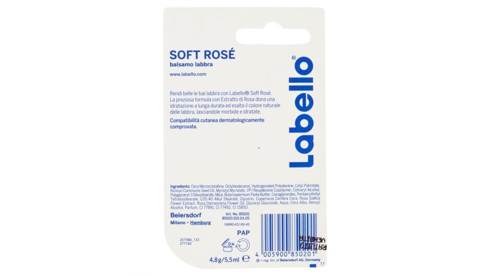 Labello Soft Rose 5,5Ml