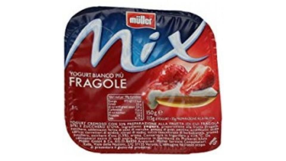Müller Mix Yogurt Bianco più Fragole