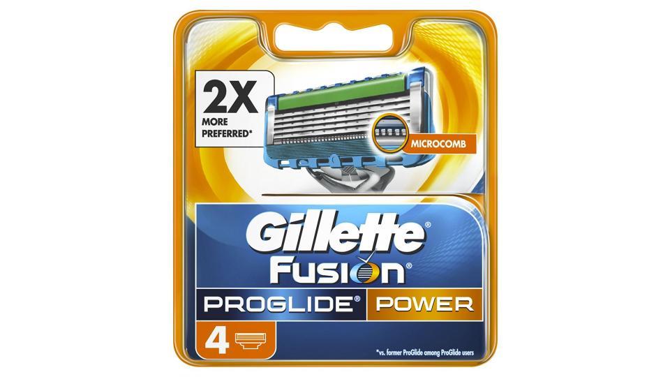 Gillette Fusion ProGlide Power - Lame per rasoi