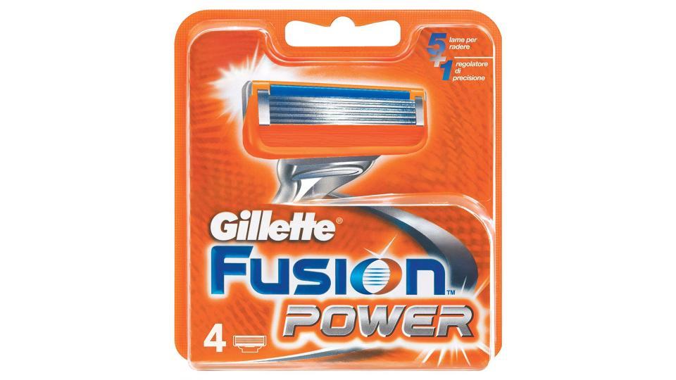 Gillette Fusion Power Lame di Ricarica per Rasoio, da Uomo