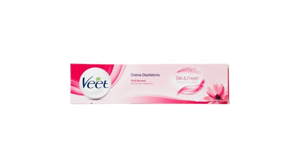 Veet Crema Depilatoria Silk & Fresh Technology Pelli Normali