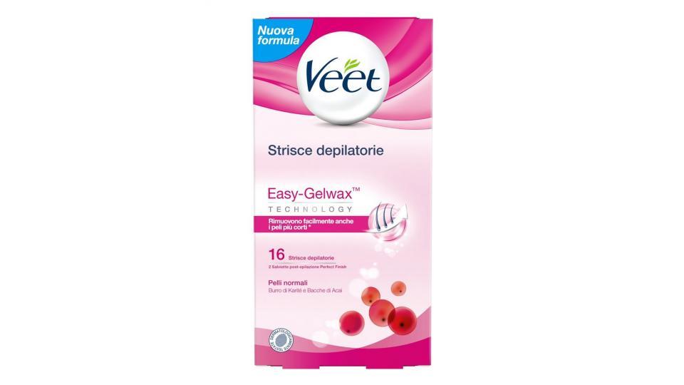 Veet strisce depilazione corpo pelli normali