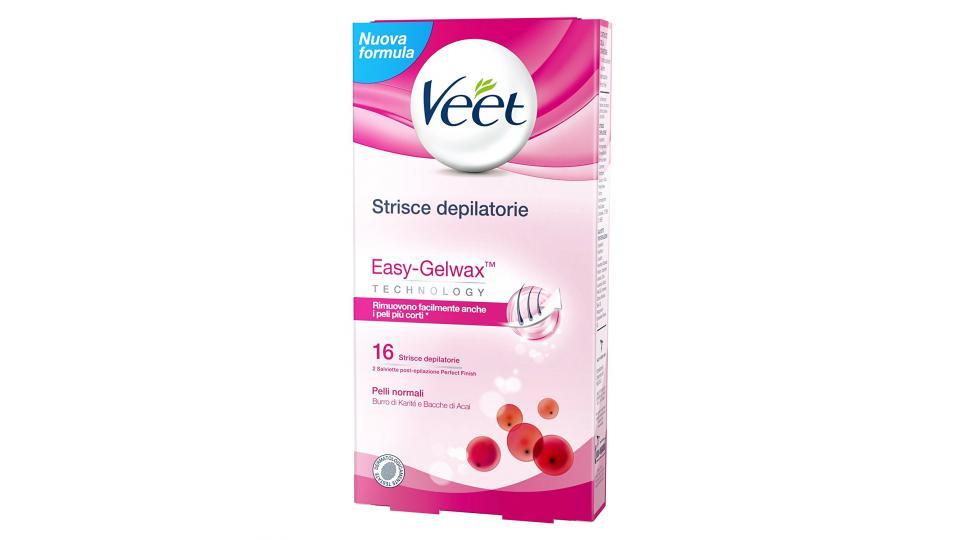 Veet strisce depilazione corpo pelli normali