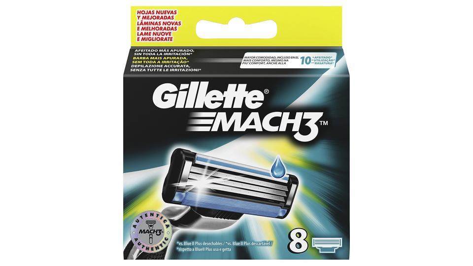 Gillette Mach3 Lame per Rasoio da Uomo