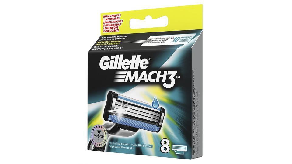Gillette Mach3 Lame per Rasoio da Uomo