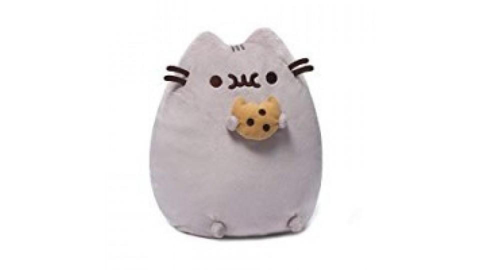 Enesco 4048870 - PELUCHE PUSHEEN CON COOKIE, Multicolore, 0.24 Litri
