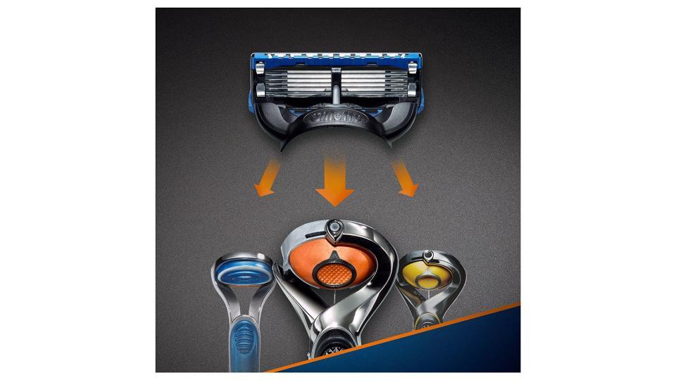 Gillette Fusion ProGlide Rasoio da Uomo e 9 Testine di Ricambio