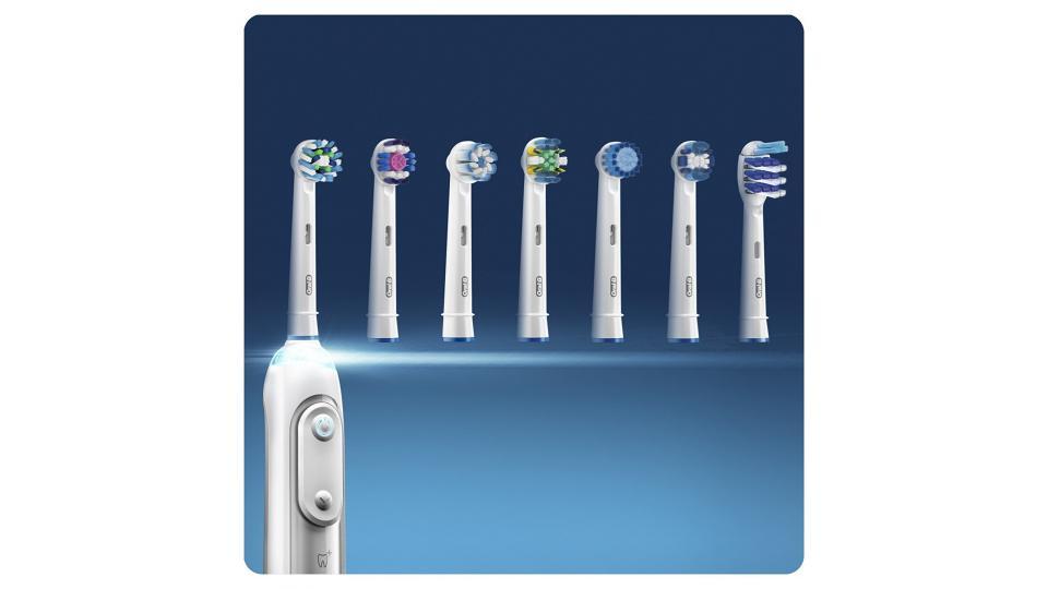Oral-B CrossAction Confezione da 3 Testine di Ricambio per Spazzolino Elettrico Ricaricabile, Testine Arrotondate dal Design Professionale