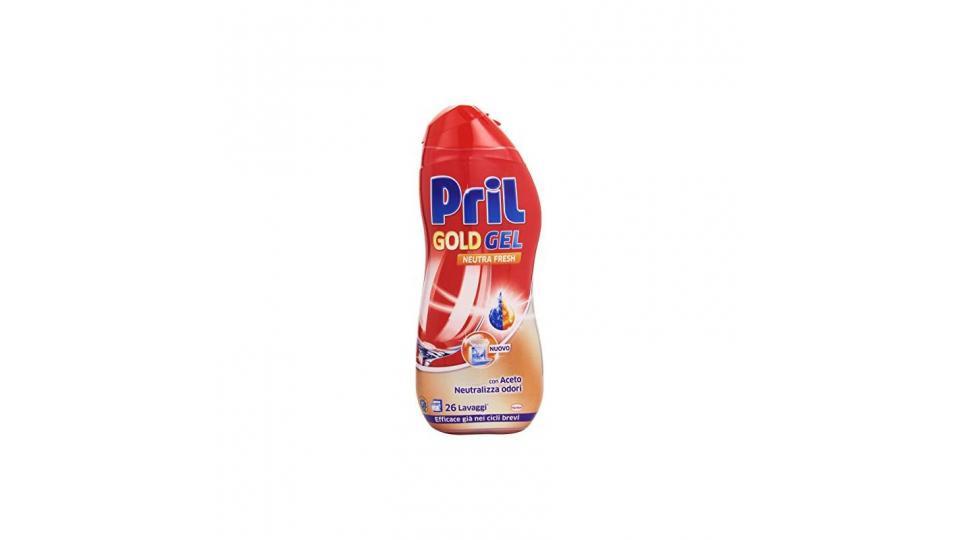 Pril - Gold Gel, Detersivo Neutra Fresh 