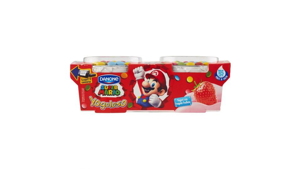 Danone Yogoloso Yogurt con Fragola frullata Super Mario