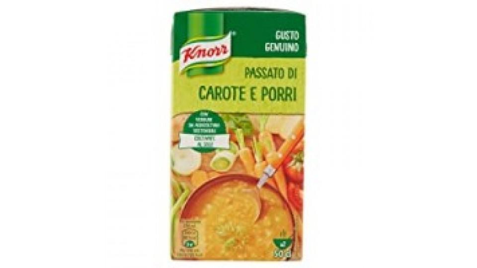 Knorr passato di carote e porri in brick