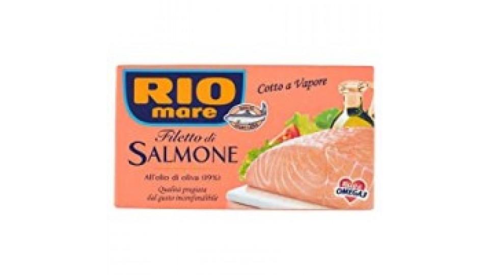 Rio mare Filetto di Salmone Gusto Affumicato all'Olio di Oliva con Grani di Pepe al Vapore