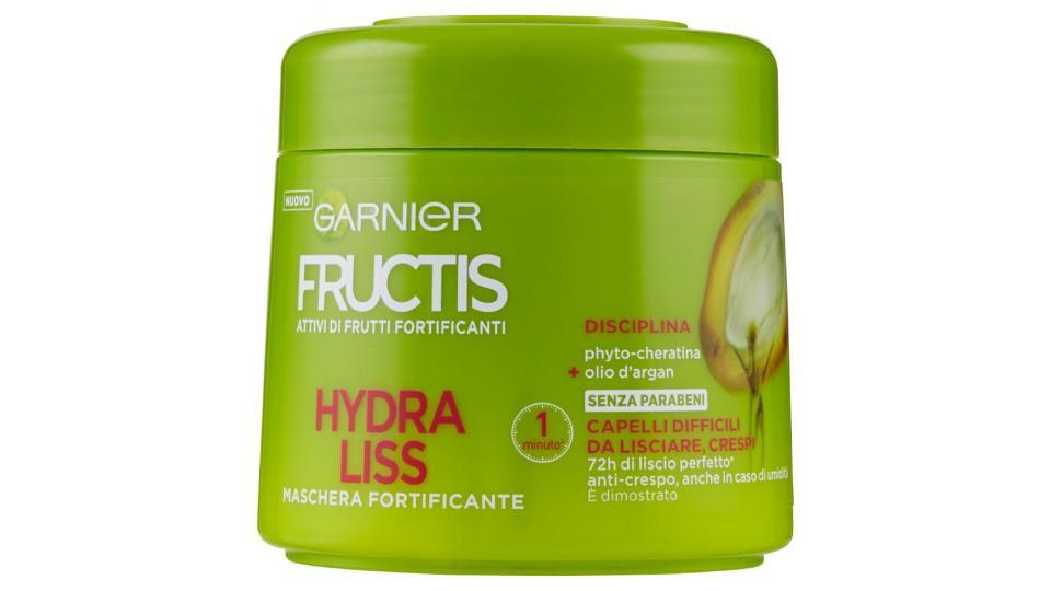 Garnier Fructis Hydra Liss Maschera per Capelli Difficili da Lisciare
