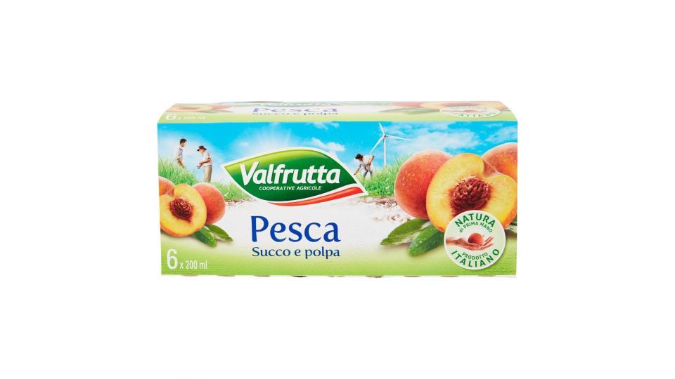 Valfrutta Pesca Succo e polpa