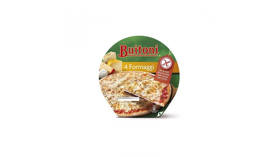 BUITONI PIZZA 4 FORMAGGI SENZA GLUTINE Pizza surgelata 360g (1 pizza)