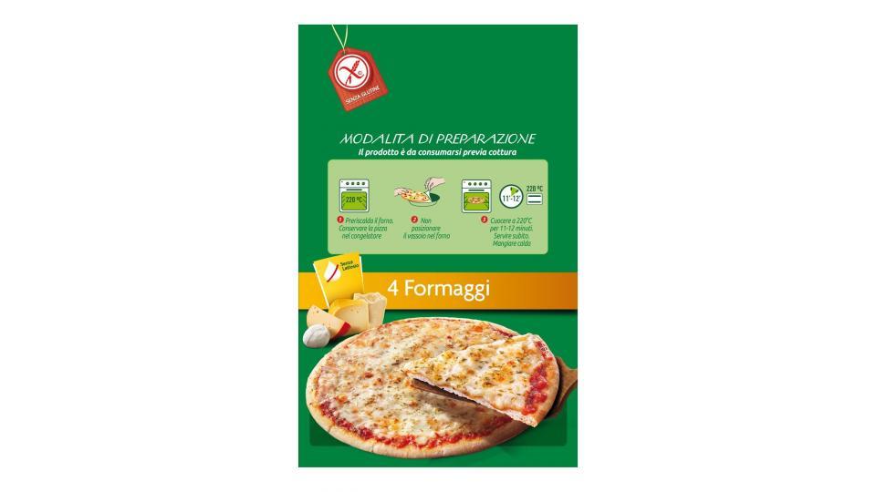 BUITONI PIZZA 4 FORMAGGI SENZA GLUTINE Pizza surgelata 360g (1 pizza)