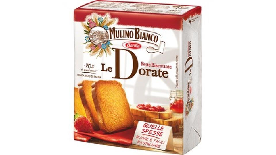 Mulino Bianco - Fette biscottate "Le dorate", 36 fette