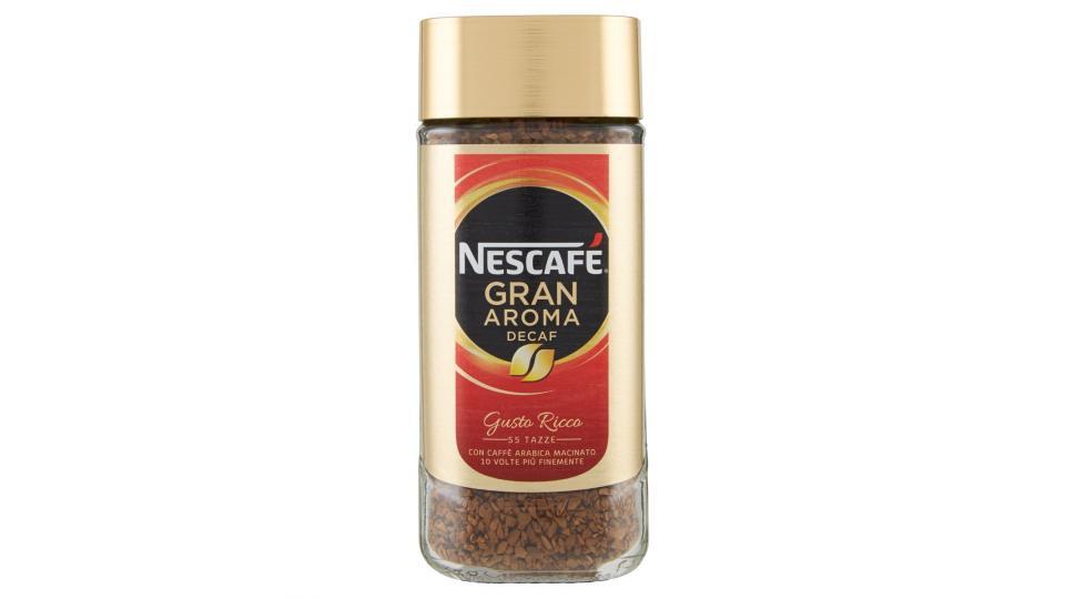 NESCAFÉ GRAN AROMA DECAF Caffè solubile decaffeinato barattolo