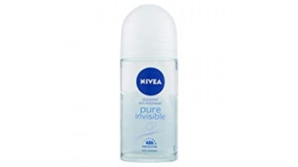 Nivea deodorante roll-on pure invisible