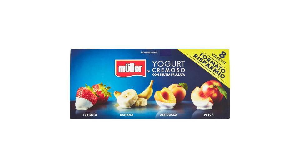 Müller Yogurt con frutta frullata Fragola / Banana / Albicocca / Pesca