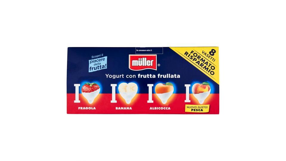 Müller Yogurt con frutta frullata Fragola / Banana / Albicocca / Pesca